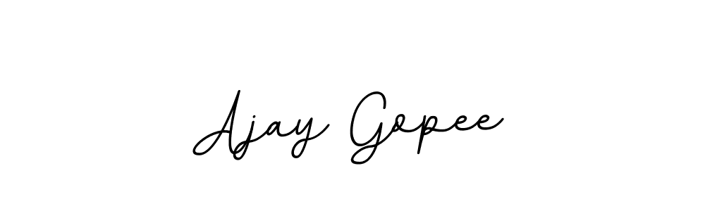 It looks lik you need a new signature style for name Ajay Gopee. Design unique handwritten (BallpointsItalic-DORy9) signature with our free signature maker in just a few clicks. Ajay Gopee signature style 11 images and pictures png