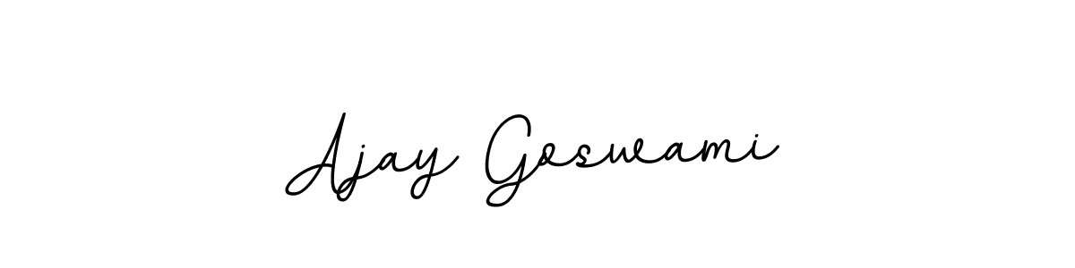 The best way (BallpointsItalic-DORy9) to make a short signature is to pick only two or three words in your name. The name Ajay Goswami include a total of six letters. For converting this name. Ajay Goswami signature style 11 images and pictures png