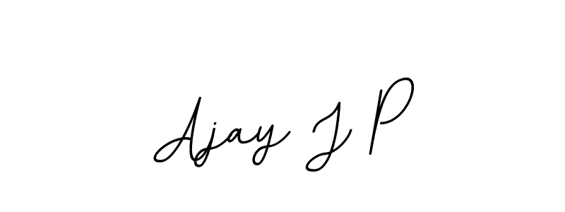 Similarly BallpointsItalic-DORy9 is the best handwritten signature design. Signature creator online .You can use it as an online autograph creator for name Ajay J P. Ajay J P signature style 11 images and pictures png