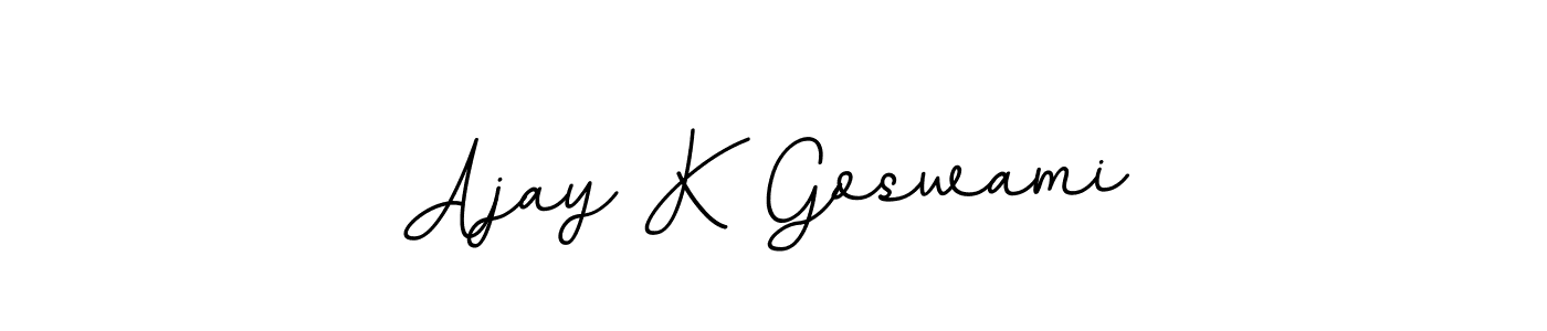 It looks lik you need a new signature style for name Ajay K Goswami. Design unique handwritten (BallpointsItalic-DORy9) signature with our free signature maker in just a few clicks. Ajay K Goswami signature style 11 images and pictures png