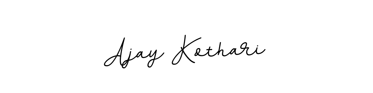 This is the best signature style for the Ajay Kothari name. Also you like these signature font (BallpointsItalic-DORy9). Mix name signature. Ajay Kothari signature style 11 images and pictures png