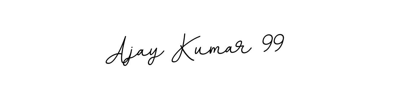 Design your own signature with our free online signature maker. With this signature software, you can create a handwritten (BallpointsItalic-DORy9) signature for name Ajay Kumar 99. Ajay Kumar 99 signature style 11 images and pictures png