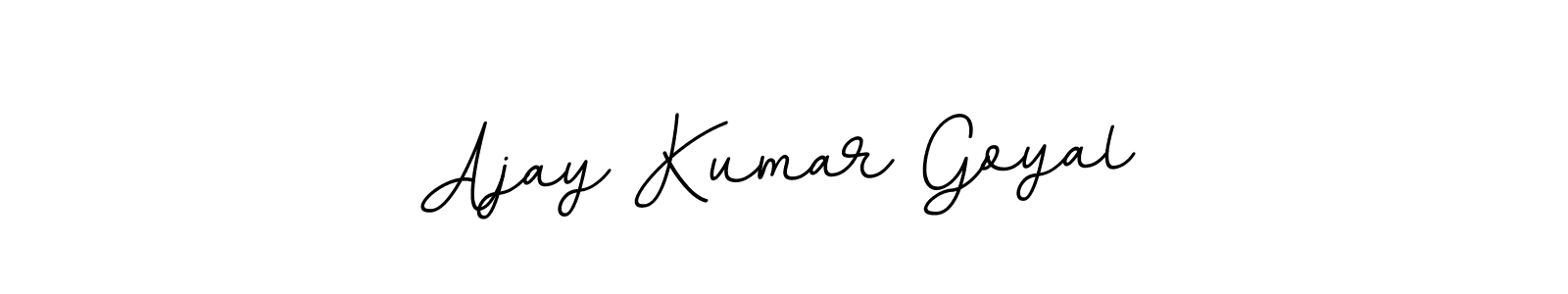 Make a beautiful signature design for name Ajay Kumar Goyal. With this signature (BallpointsItalic-DORy9) style, you can create a handwritten signature for free. Ajay Kumar Goyal signature style 11 images and pictures png