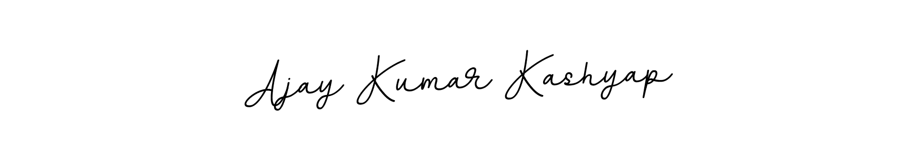 The best way (BallpointsItalic-DORy9) to make a short signature is to pick only two or three words in your name. The name Ajay Kumar Kashyap include a total of six letters. For converting this name. Ajay Kumar Kashyap signature style 11 images and pictures png