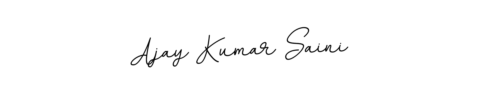 It looks lik you need a new signature style for name Ajay Kumar Saini. Design unique handwritten (BallpointsItalic-DORy9) signature with our free signature maker in just a few clicks. Ajay Kumar Saini signature style 11 images and pictures png