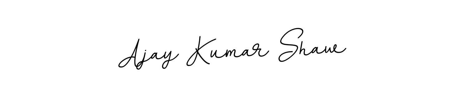 The best way (BallpointsItalic-DORy9) to make a short signature is to pick only two or three words in your name. The name Ajay Kumar Shaw include a total of six letters. For converting this name. Ajay Kumar Shaw signature style 11 images and pictures png