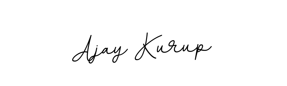 Create a beautiful signature design for name Ajay Kurup. With this signature (BallpointsItalic-DORy9) fonts, you can make a handwritten signature for free. Ajay Kurup signature style 11 images and pictures png