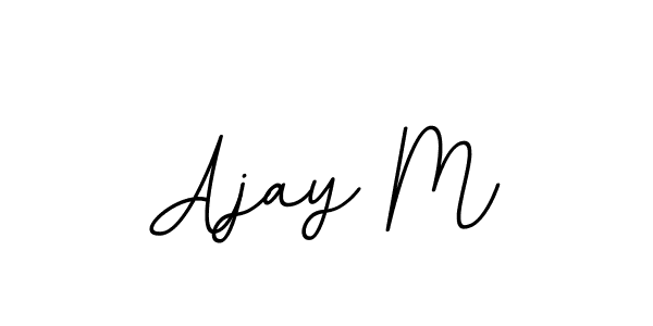 How to make Ajay M signature? BallpointsItalic-DORy9 is a professional autograph style. Create handwritten signature for Ajay M name. Ajay M signature style 11 images and pictures png
