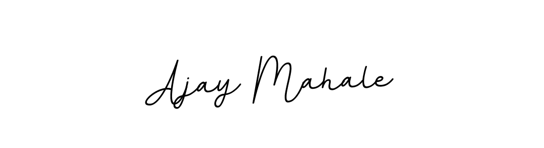 Create a beautiful signature design for name Ajay Mahale. With this signature (BallpointsItalic-DORy9) fonts, you can make a handwritten signature for free. Ajay Mahale signature style 11 images and pictures png