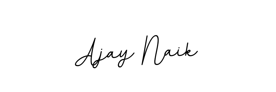 Design your own signature with our free online signature maker. With this signature software, you can create a handwritten (BallpointsItalic-DORy9) signature for name Ajay Naik. Ajay Naik signature style 11 images and pictures png