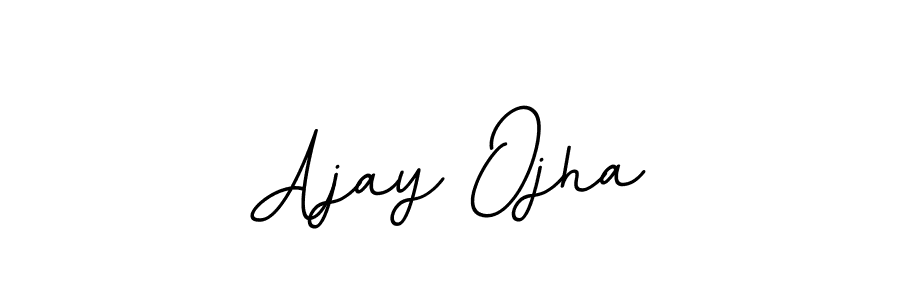 Create a beautiful signature design for name Ajay Ojha. With this signature (BallpointsItalic-DORy9) fonts, you can make a handwritten signature for free. Ajay Ojha signature style 11 images and pictures png