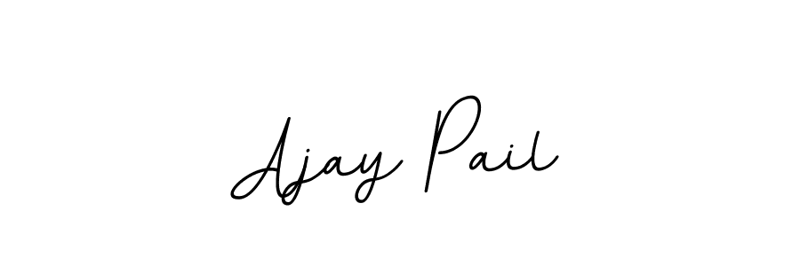 You should practise on your own different ways (BallpointsItalic-DORy9) to write your name (Ajay Pail) in signature. don't let someone else do it for you. Ajay Pail signature style 11 images and pictures png