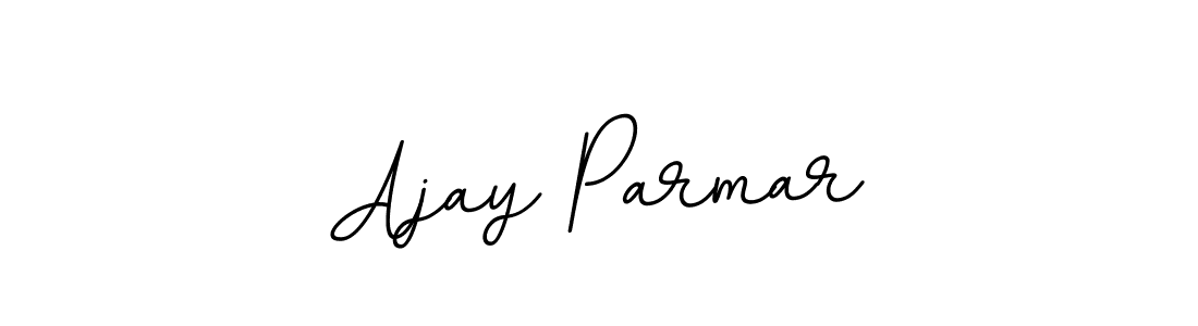 Similarly BallpointsItalic-DORy9 is the best handwritten signature design. Signature creator online .You can use it as an online autograph creator for name Ajay Parmar. Ajay Parmar signature style 11 images and pictures png