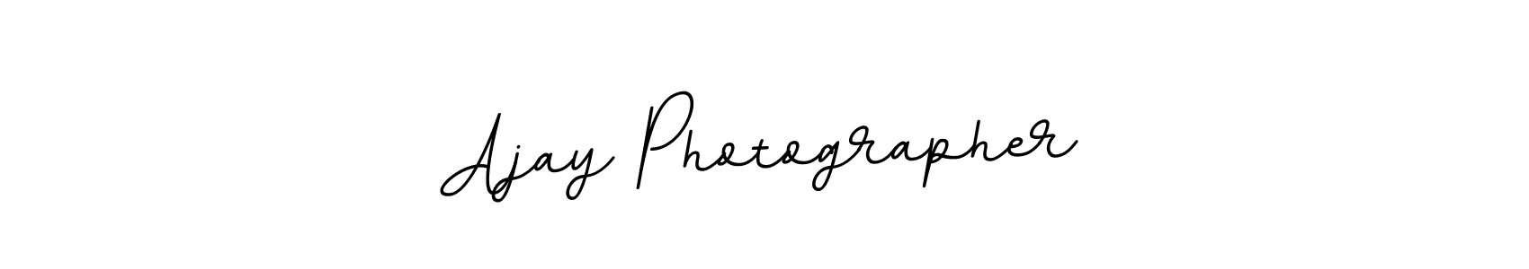 Use a signature maker to create a handwritten signature online. With this signature software, you can design (BallpointsItalic-DORy9) your own signature for name Ajay Photographer. Ajay Photographer signature style 11 images and pictures png