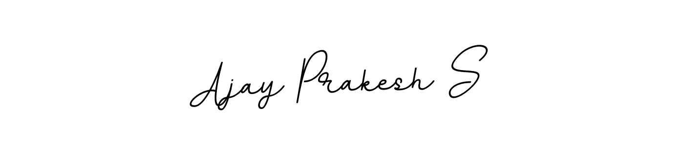 if you are searching for the best signature style for your name Ajay Prakesh S. so please give up your signature search. here we have designed multiple signature styles  using BallpointsItalic-DORy9. Ajay Prakesh S signature style 11 images and pictures png