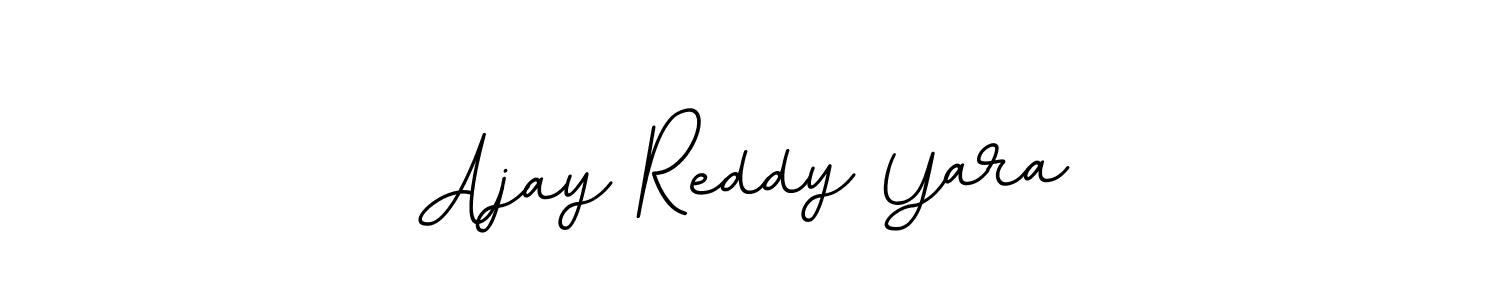 Make a beautiful signature design for name Ajay Reddy Yara. Use this online signature maker to create a handwritten signature for free. Ajay Reddy Yara signature style 11 images and pictures png