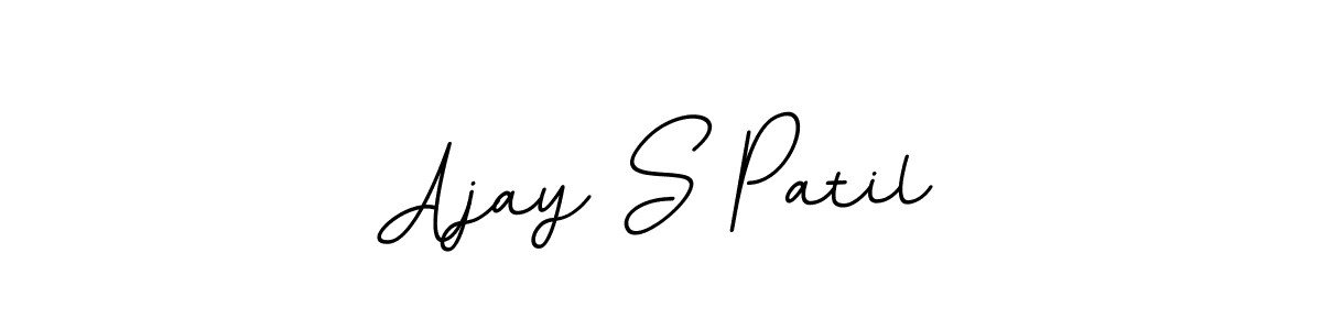 How to make Ajay S Patil name signature. Use BallpointsItalic-DORy9 style for creating short signs online. This is the latest handwritten sign. Ajay S Patil signature style 11 images and pictures png