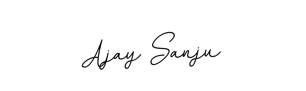 Make a beautiful signature design for name Ajay Sanju. With this signature (BallpointsItalic-DORy9) style, you can create a handwritten signature for free. Ajay Sanju signature style 11 images and pictures png