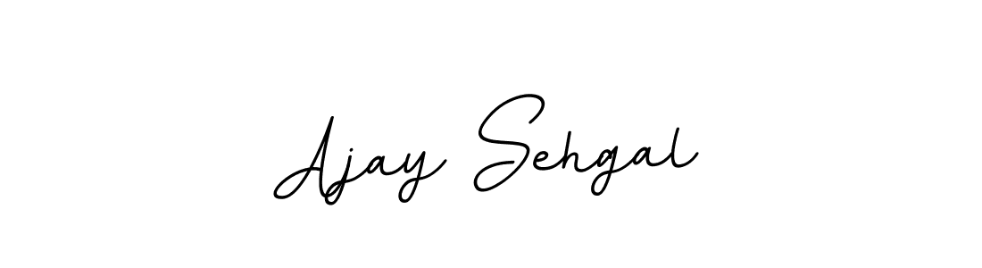 You should practise on your own different ways (BallpointsItalic-DORy9) to write your name (Ajay Sehgal) in signature. don't let someone else do it for you. Ajay Sehgal signature style 11 images and pictures png