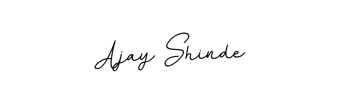 Create a beautiful signature design for name Ajay Shinde. With this signature (BallpointsItalic-DORy9) fonts, you can make a handwritten signature for free. Ajay Shinde signature style 11 images and pictures png