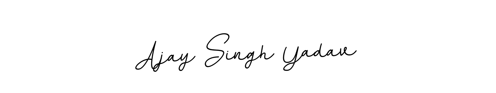 Design your own signature with our free online signature maker. With this signature software, you can create a handwritten (BallpointsItalic-DORy9) signature for name Ajay Singh Yadav. Ajay Singh Yadav signature style 11 images and pictures png