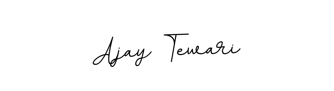 Design your own signature with our free online signature maker. With this signature software, you can create a handwritten (BallpointsItalic-DORy9) signature for name Ajay Tewari. Ajay Tewari signature style 11 images and pictures png