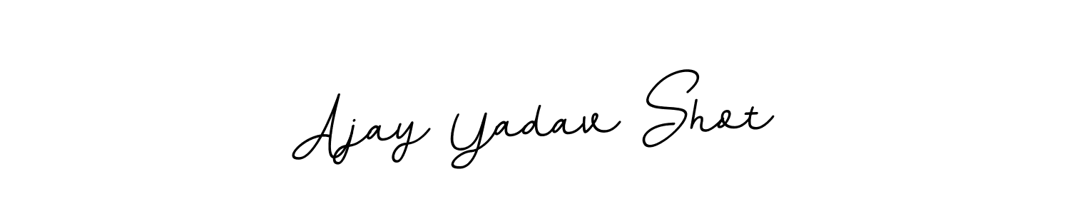Make a beautiful signature design for name Ajay Yadav Shot. Use this online signature maker to create a handwritten signature for free. Ajay Yadav Shot signature style 11 images and pictures png