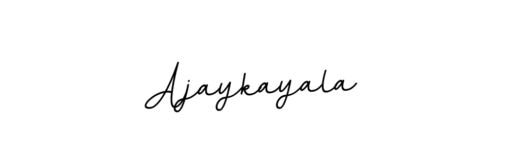 Make a beautiful signature design for name Ajaykayala. With this signature (BallpointsItalic-DORy9) style, you can create a handwritten signature for free. Ajaykayala signature style 11 images and pictures png