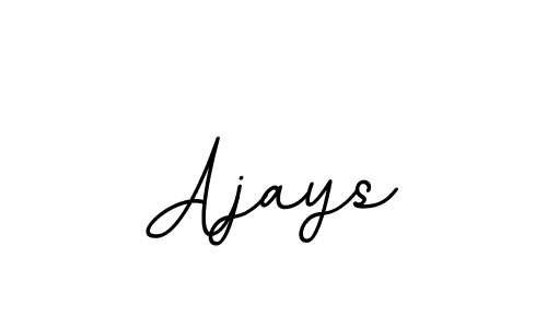 Make a beautiful signature design for name Ajays. With this signature (BallpointsItalic-DORy9) style, you can create a handwritten signature for free. Ajays signature style 11 images and pictures png