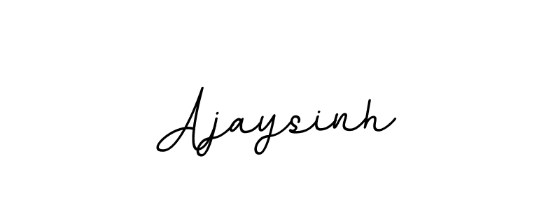 Make a beautiful signature design for name Ajaysinh. With this signature (BallpointsItalic-DORy9) style, you can create a handwritten signature for free. Ajaysinh signature style 11 images and pictures png