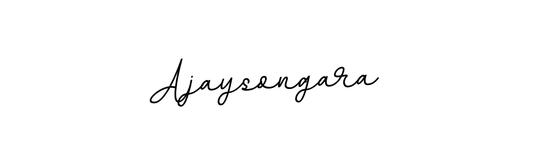 Also we have Ajaysongara name is the best signature style. Create professional handwritten signature collection using BallpointsItalic-DORy9 autograph style. Ajaysongara signature style 11 images and pictures png