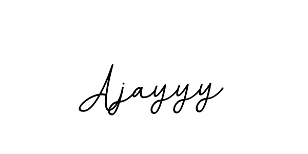 You should practise on your own different ways (BallpointsItalic-DORy9) to write your name (Ajayyy) in signature. don't let someone else do it for you. Ajayyy signature style 11 images and pictures png