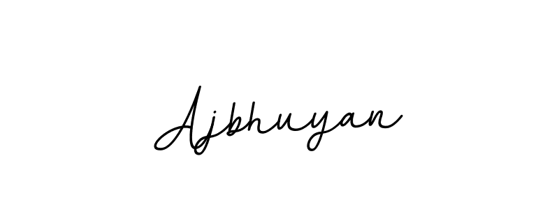 Make a beautiful signature design for name Ajbhuyan. With this signature (BallpointsItalic-DORy9) style, you can create a handwritten signature for free. Ajbhuyan signature style 11 images and pictures png