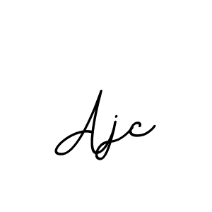You should practise on your own different ways (BallpointsItalic-DORy9) to write your name (Ajc) in signature. don't let someone else do it for you. Ajc signature style 11 images and pictures png