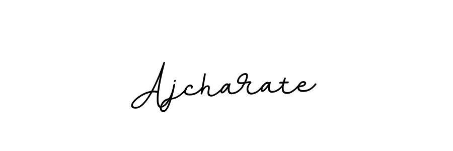 Make a beautiful signature design for name Ajcharate. With this signature (BallpointsItalic-DORy9) style, you can create a handwritten signature for free. Ajcharate signature style 11 images and pictures png