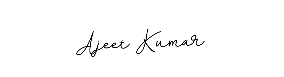 How to make Ajeet Kumar name signature. Use BallpointsItalic-DORy9 style for creating short signs online. This is the latest handwritten sign. Ajeet Kumar signature style 11 images and pictures png