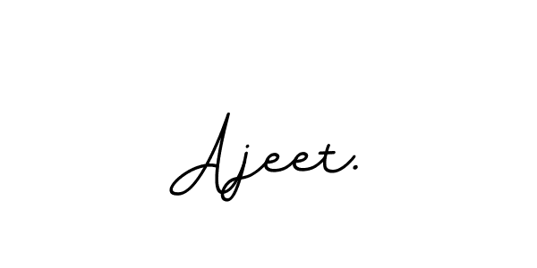 Make a beautiful signature design for name Ajeet.. Use this online signature maker to create a handwritten signature for free. Ajeet. signature style 11 images and pictures png