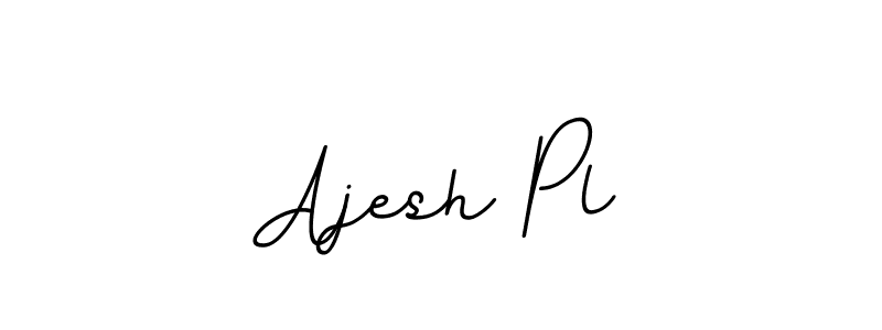 Design your own signature with our free online signature maker. With this signature software, you can create a handwritten (BallpointsItalic-DORy9) signature for name Ajesh Pl. Ajesh Pl signature style 11 images and pictures png