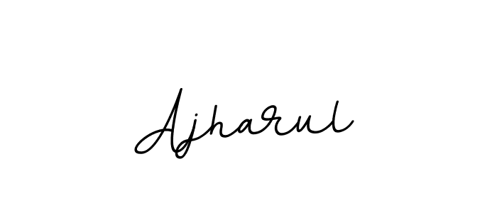 Similarly BallpointsItalic-DORy9 is the best handwritten signature design. Signature creator online .You can use it as an online autograph creator for name Ajharul. Ajharul signature style 11 images and pictures png