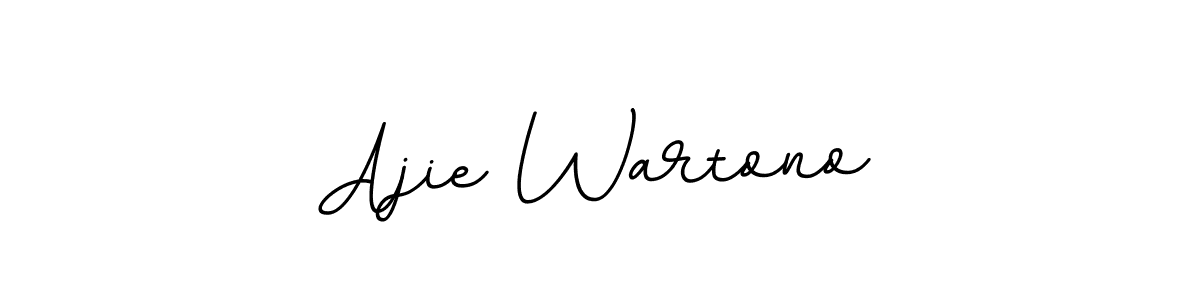 Ajie Wartono stylish signature style. Best Handwritten Sign (BallpointsItalic-DORy9) for my name. Handwritten Signature Collection Ideas for my name Ajie Wartono. Ajie Wartono signature style 11 images and pictures png