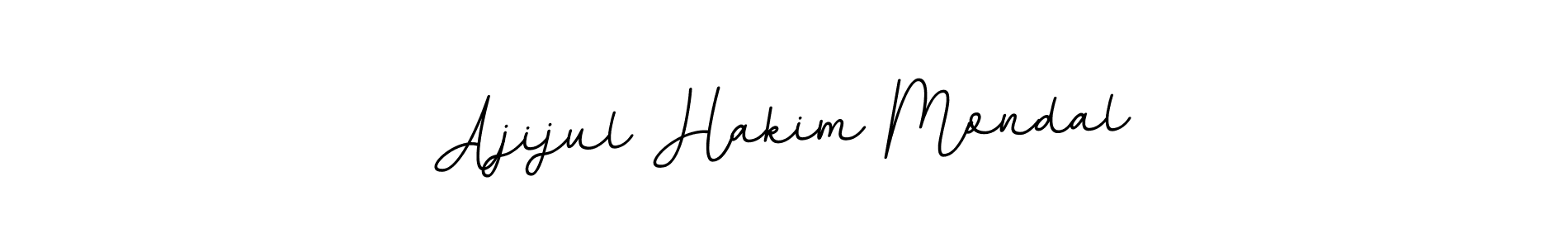 Design your own signature with our free online signature maker. With this signature software, you can create a handwritten (BallpointsItalic-DORy9) signature for name Ajijul Hakim Mondal. Ajijul Hakim Mondal signature style 11 images and pictures png