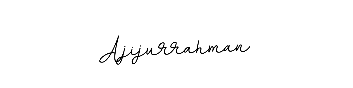 Design your own signature with our free online signature maker. With this signature software, you can create a handwritten (BallpointsItalic-DORy9) signature for name Ajijurrahman. Ajijurrahman signature style 11 images and pictures png