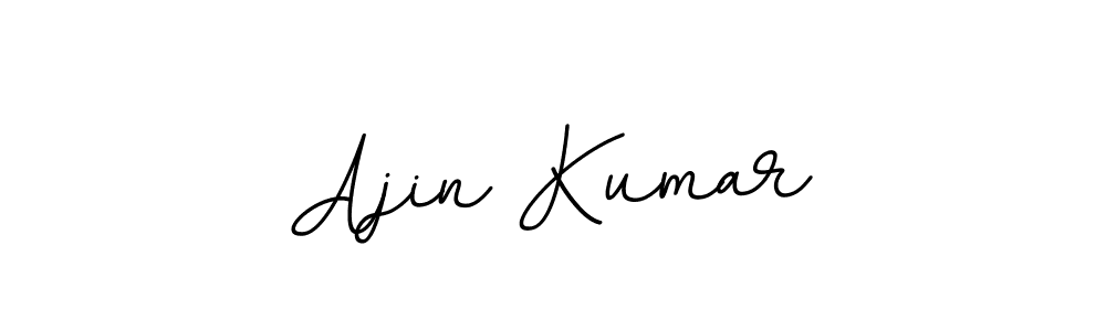 Design your own signature with our free online signature maker. With this signature software, you can create a handwritten (BallpointsItalic-DORy9) signature for name Ajin Kumar. Ajin Kumar signature style 11 images and pictures png
