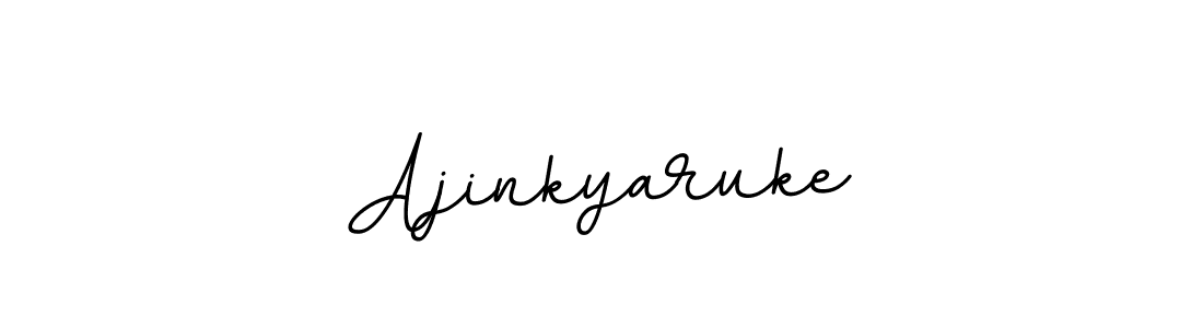 You should practise on your own different ways (BallpointsItalic-DORy9) to write your name (Ajinkyaruke) in signature. don't let someone else do it for you. Ajinkyaruke signature style 11 images and pictures png