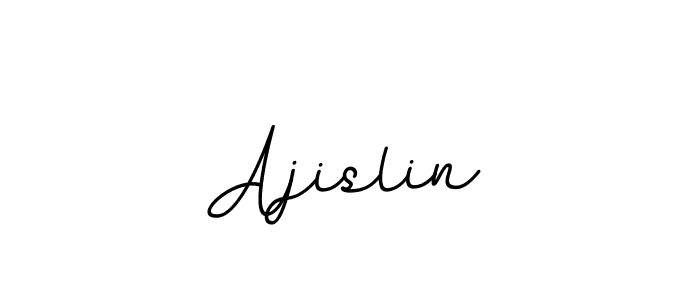 Use a signature maker to create a handwritten signature online. With this signature software, you can design (BallpointsItalic-DORy9) your own signature for name Ajislin. Ajislin signature style 11 images and pictures png