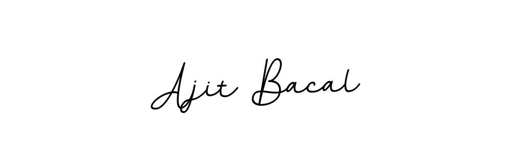 BallpointsItalic-DORy9 is a professional signature style that is perfect for those who want to add a touch of class to their signature. It is also a great choice for those who want to make their signature more unique. Get Ajit Bacal name to fancy signature for free. Ajit Bacal signature style 11 images and pictures png