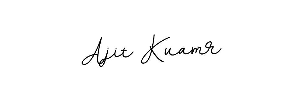 This is the best signature style for the Ajit Kuamr name. Also you like these signature font (BallpointsItalic-DORy9). Mix name signature. Ajit Kuamr signature style 11 images and pictures png