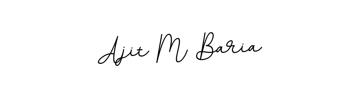 Make a beautiful signature design for name Ajit M Baria. Use this online signature maker to create a handwritten signature for free. Ajit M Baria signature style 11 images and pictures png