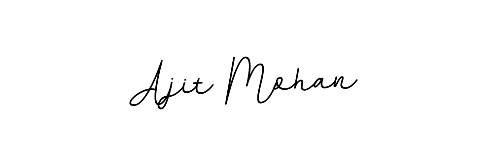 Ajit Mohan stylish signature style. Best Handwritten Sign (BallpointsItalic-DORy9) for my name. Handwritten Signature Collection Ideas for my name Ajit Mohan. Ajit Mohan signature style 11 images and pictures png