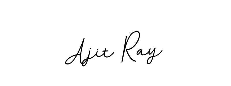 How to make Ajit Ray name signature. Use BallpointsItalic-DORy9 style for creating short signs online. This is the latest handwritten sign. Ajit Ray signature style 11 images and pictures png